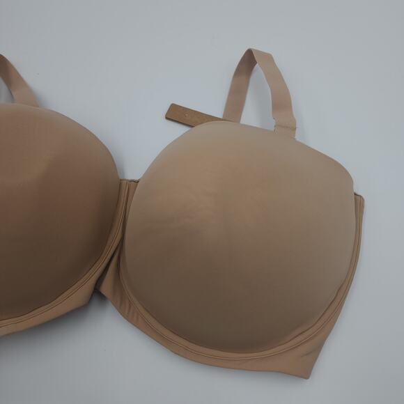 Skims Fits Everybody Strapless Underwire Bra in Clay Size 44H - Picture 3 of 7